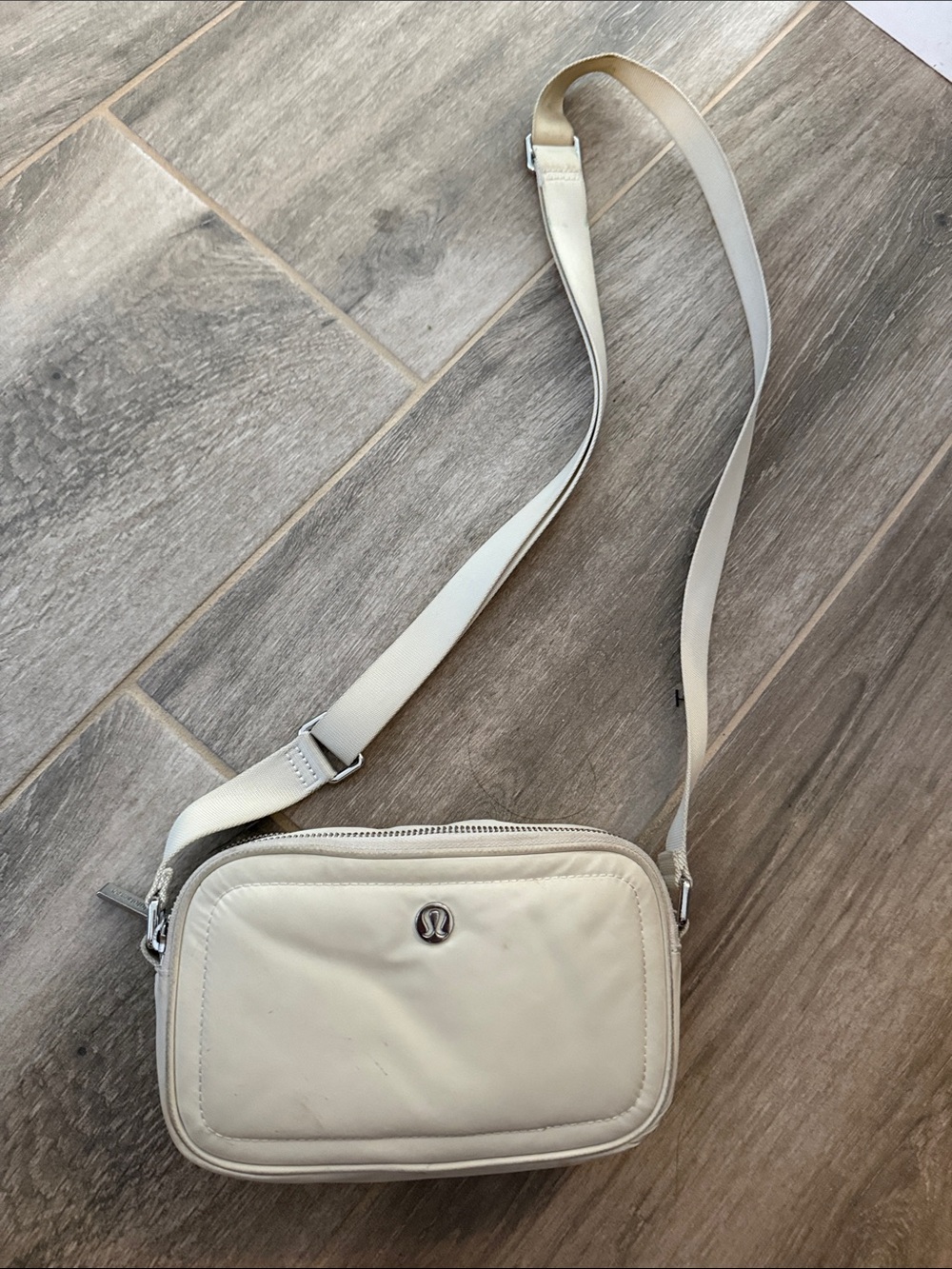 lululemon athletica Cream Crossbody Bag